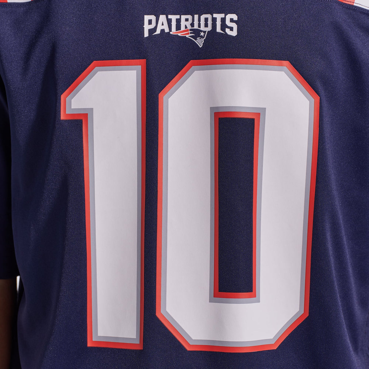 Men's New England Patriots Drake Maye Navy Player Jersey