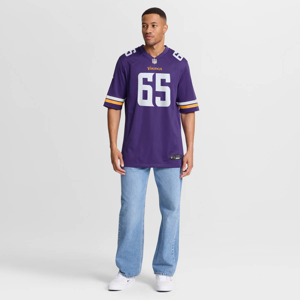 Men's Minnesota Vikings Michael Jurgens Purple Jersey