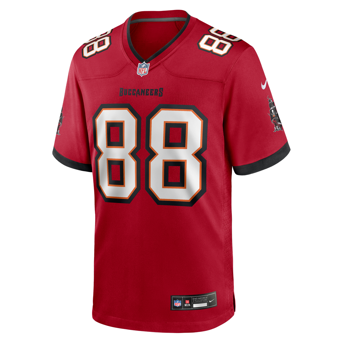 Men's Tampa Bay Buccaneers Cade Otton Red Game Player Jersey