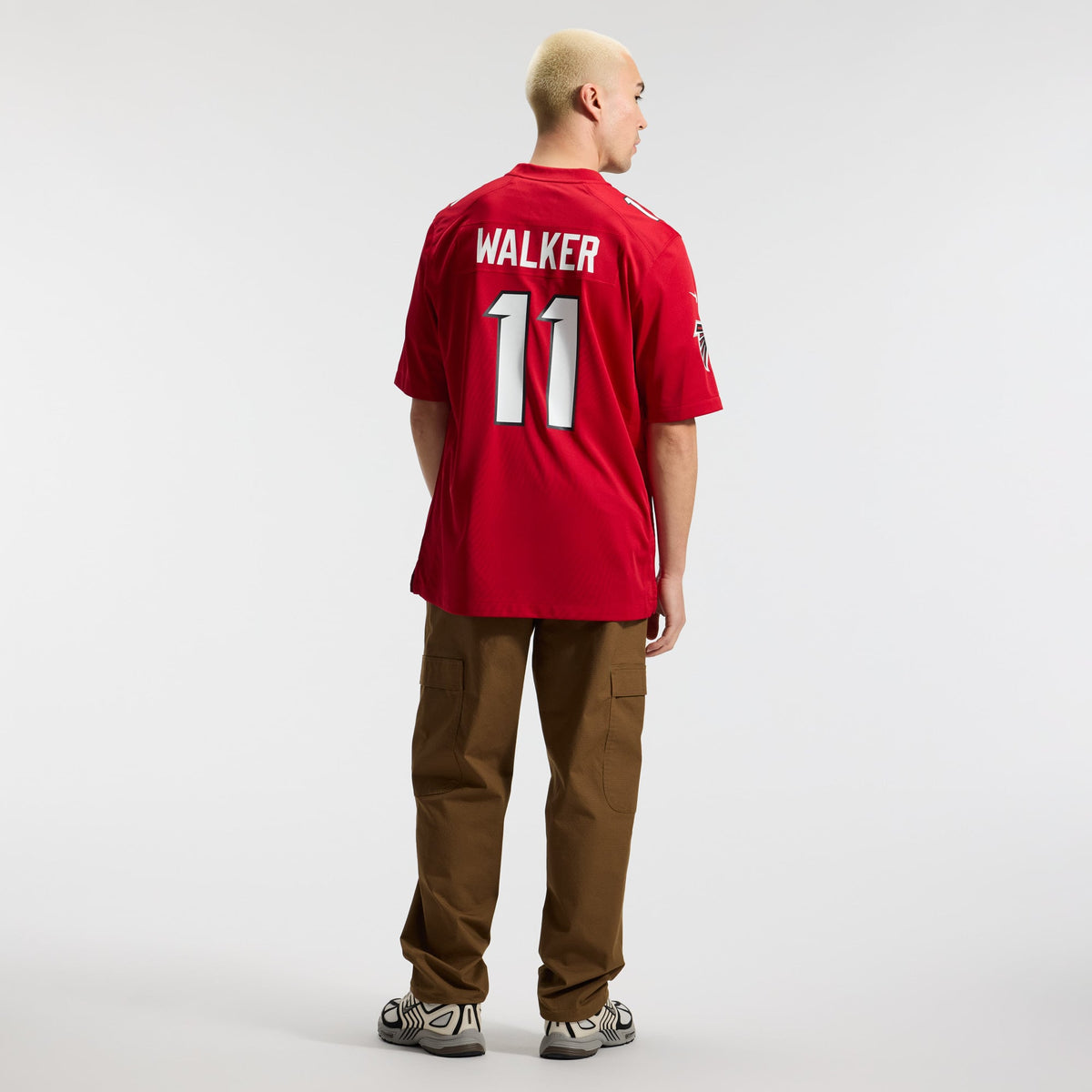 Men's Atlanta Falcons Jalon Walker White Jersey
