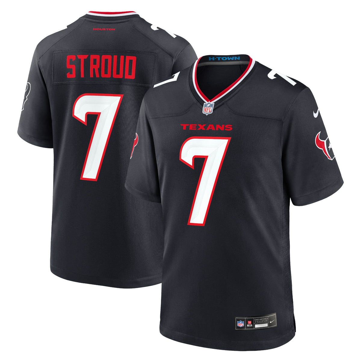 Men's Houston Texans C J Stroud Navy Jersey