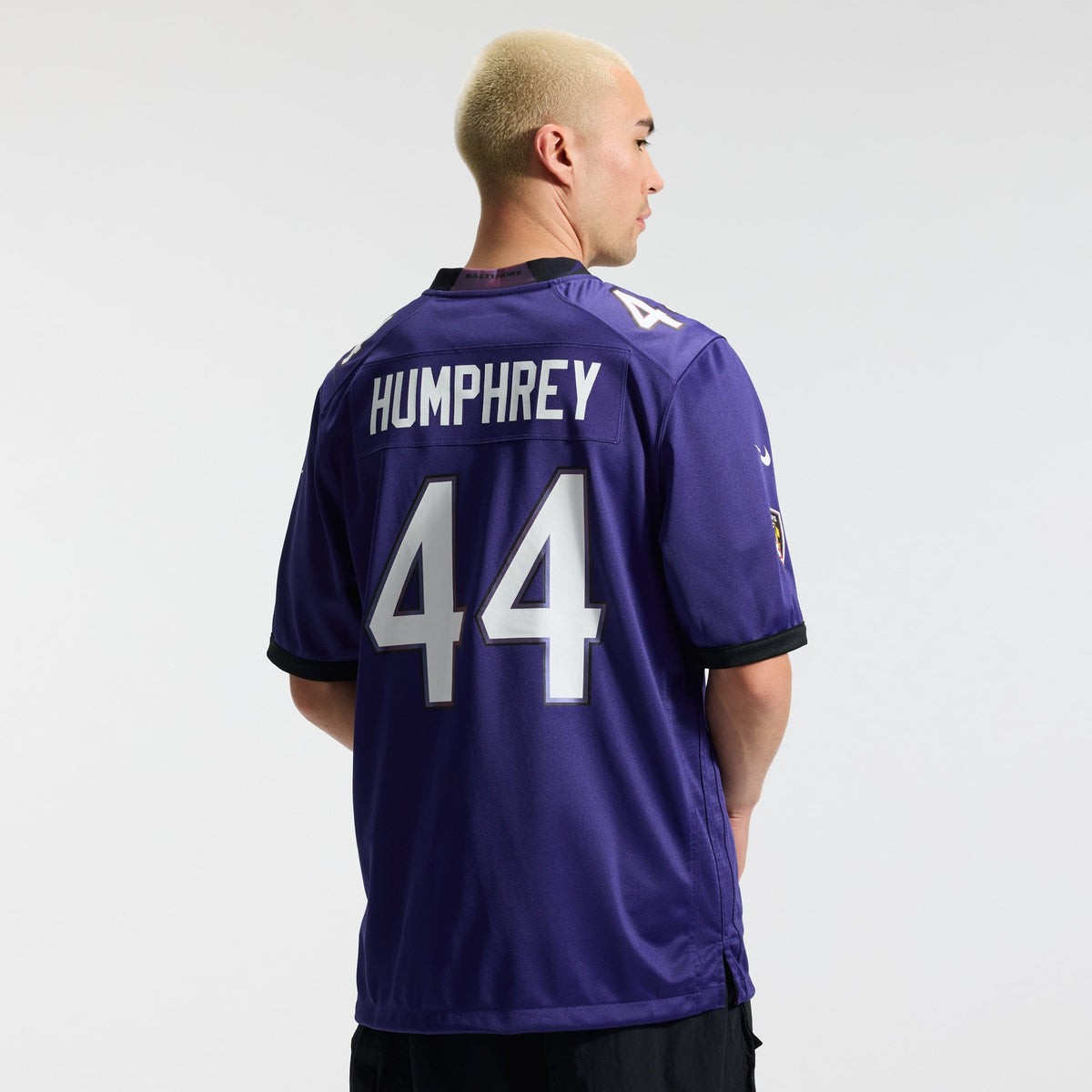 Men's Baltimore Ravens Marlon Humphrey Purple Team Jersey