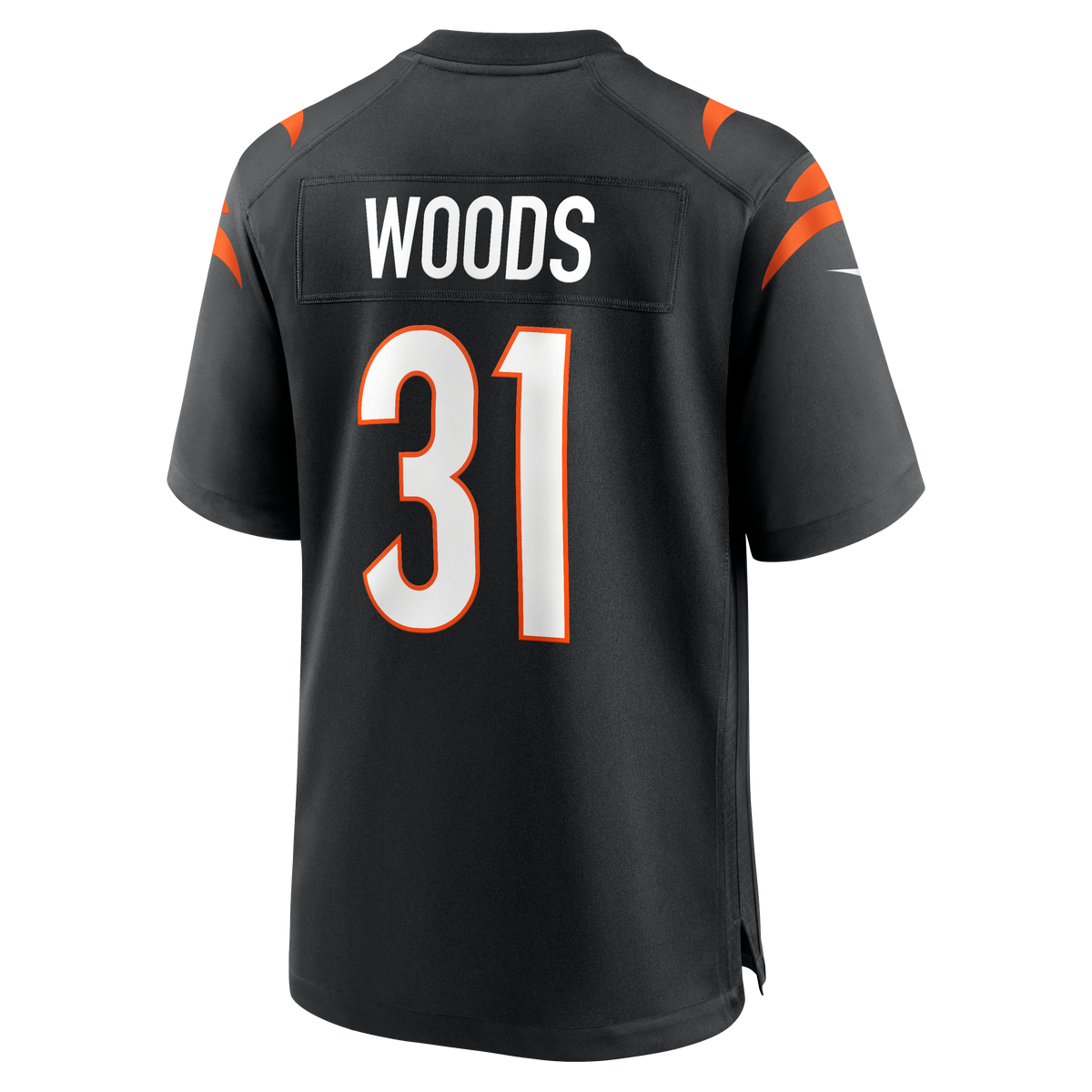 Men's Cincinnati Bengals Ickey Woods Black Retired Player Jersey