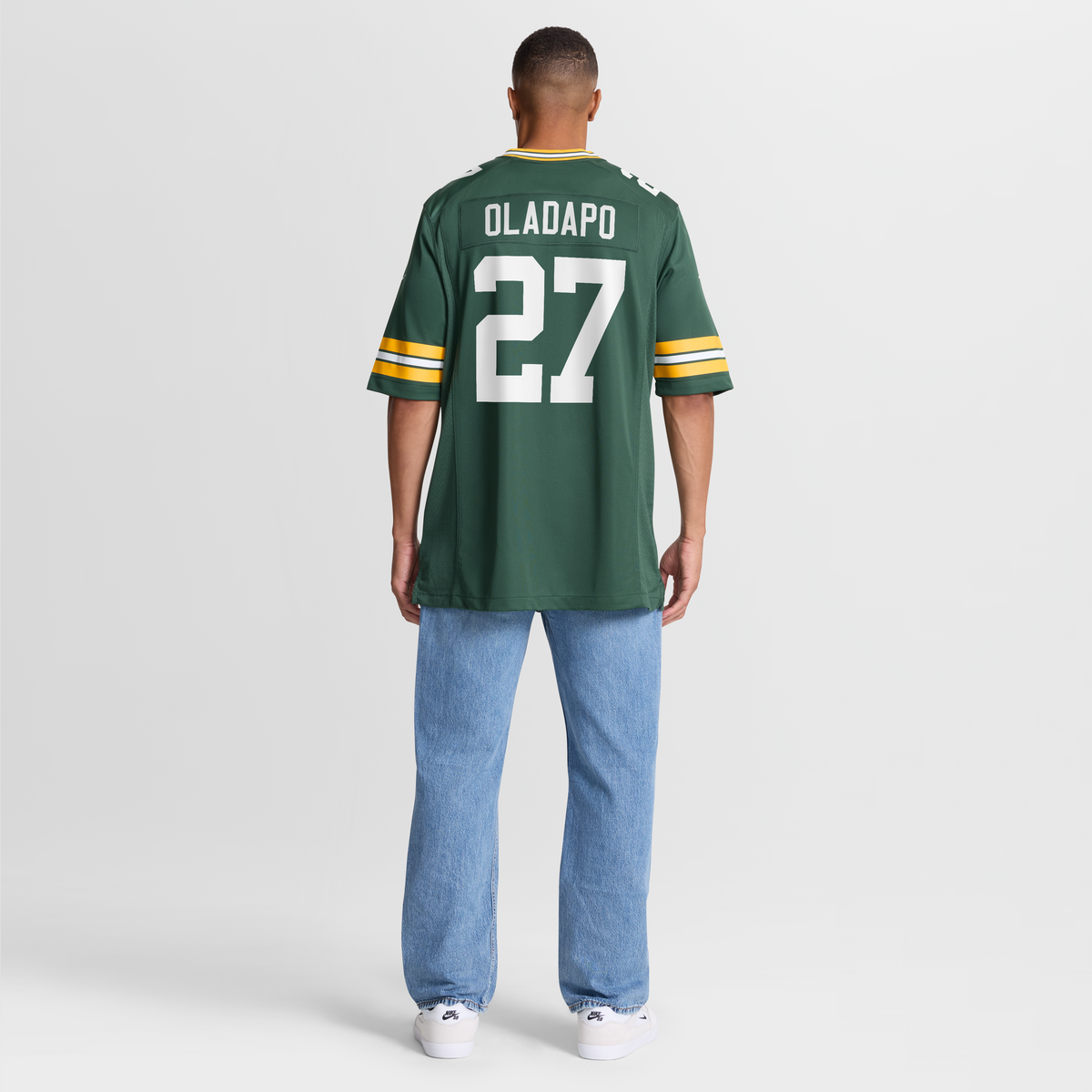 Men's Green Bay Packers Kitan Oladapo Green Jersey
