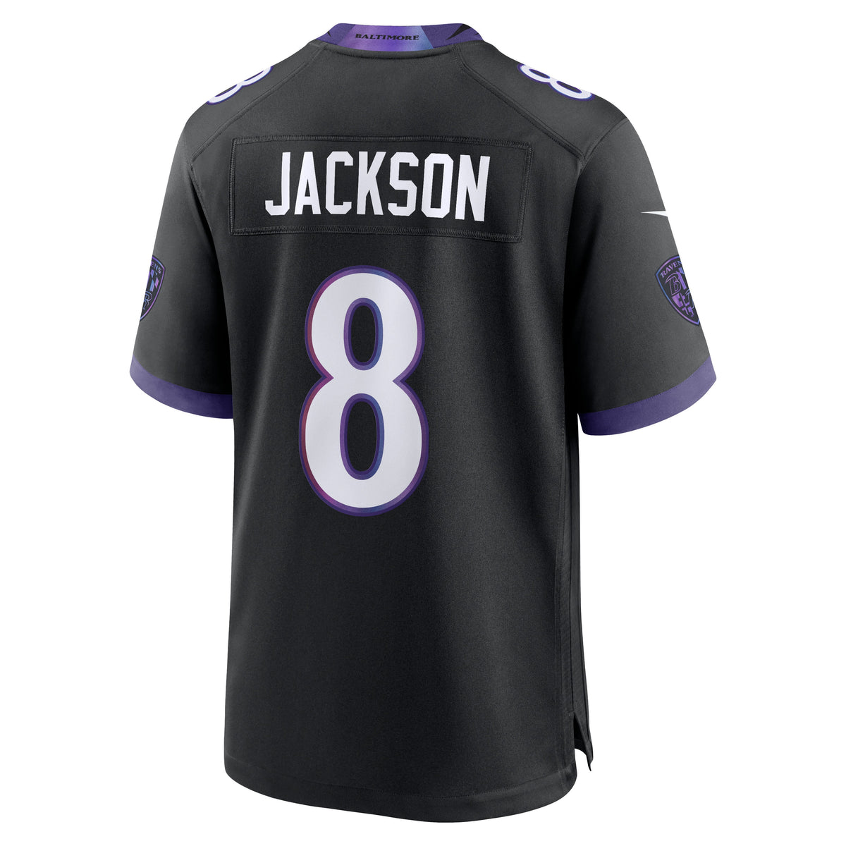 Men's Baltimore Ravens Lamar Jackson White Jersey