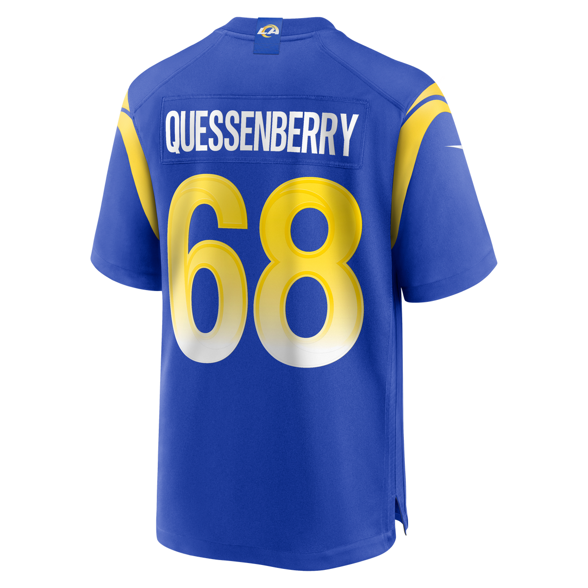 Men's Los Angeles Rams David Quessenberry Royal Team Jersey