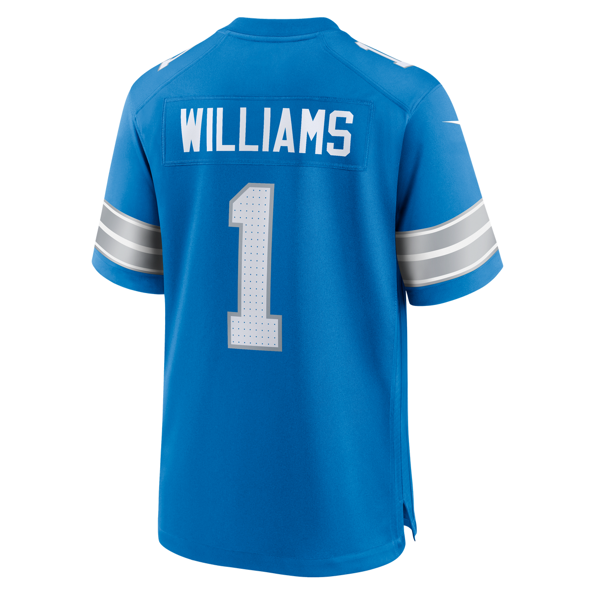Men's Detroit Lions Jameson Williams Blue Game Player Jersey