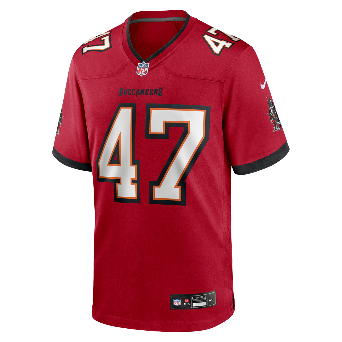 Men's Tampa Bay Buccaneers John Lynch Red Game Retired Player Jersey
