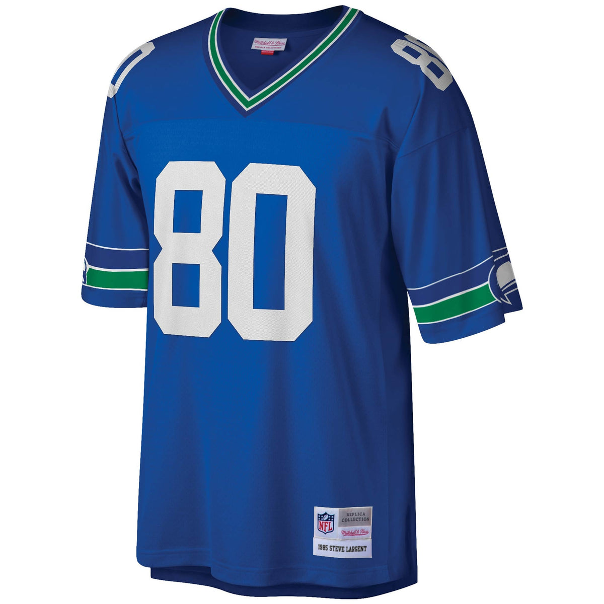 Men's Seattle Seahawks Steve Largent Royal Legacy Replica Jersey