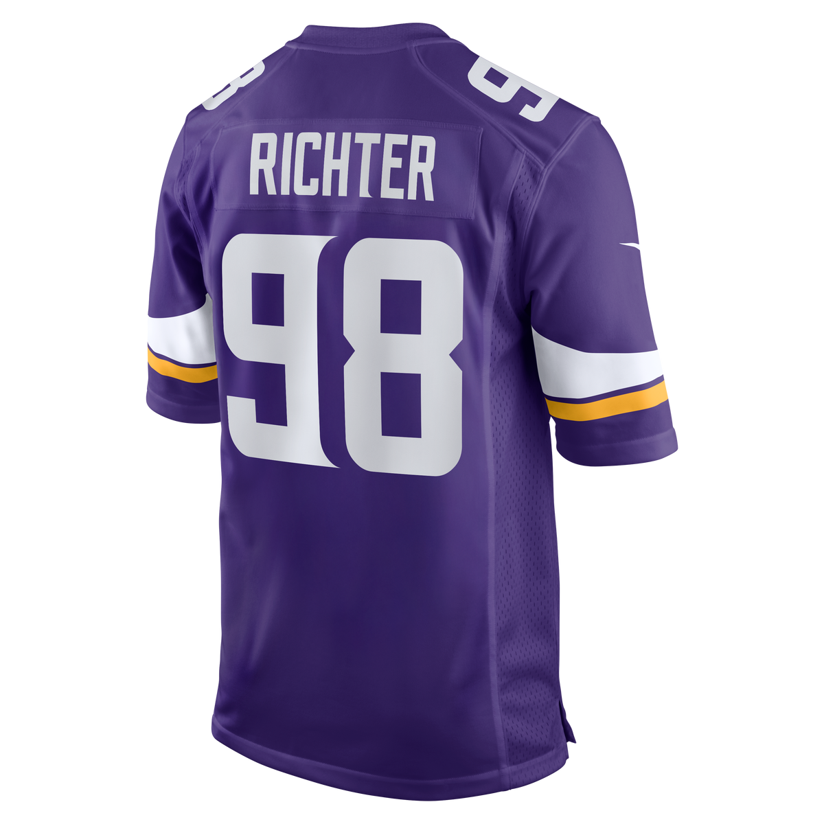 Men's Minnesota Vikings Bo Richter Purple Team Jersey