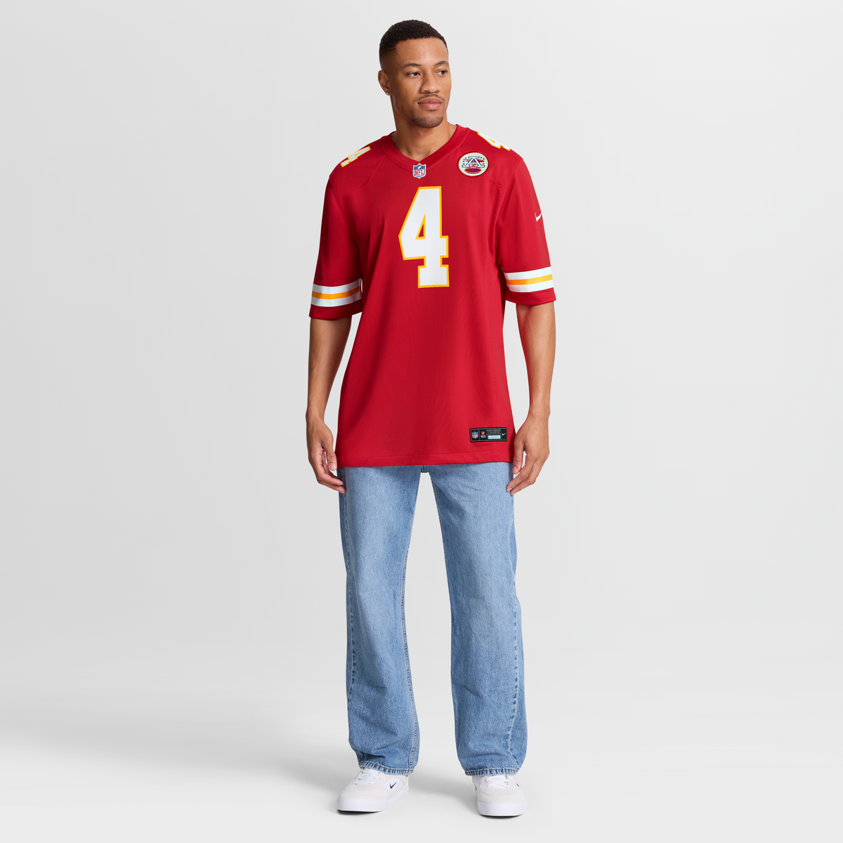 Men's Kansas City Chiefs Rashee Rice Red Jersey