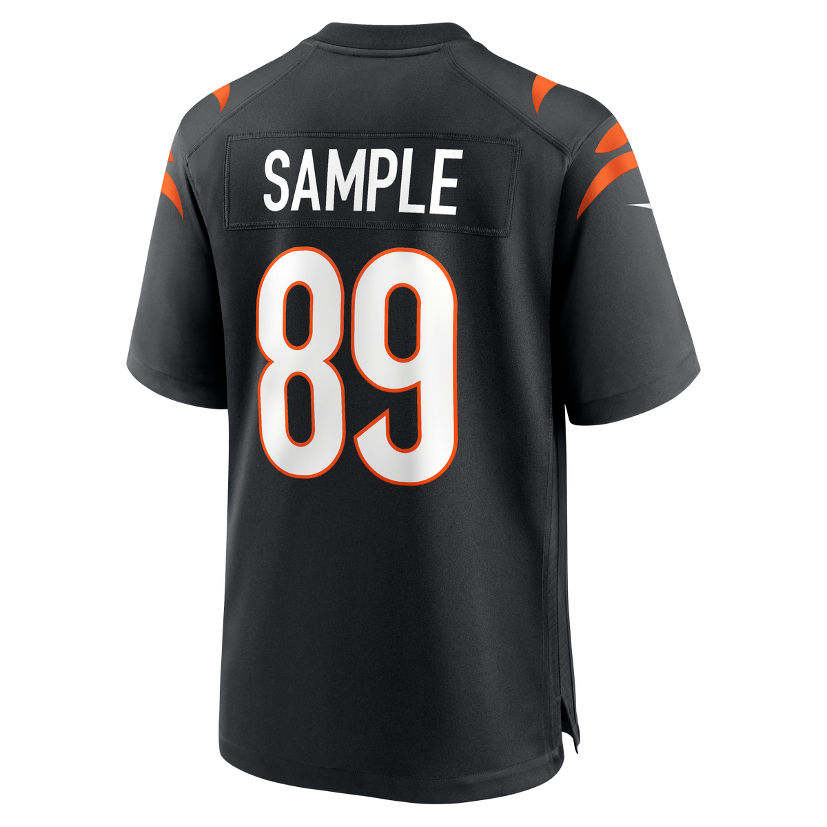 Men's Cincinnati Bengals Drew Sample Black Jersey