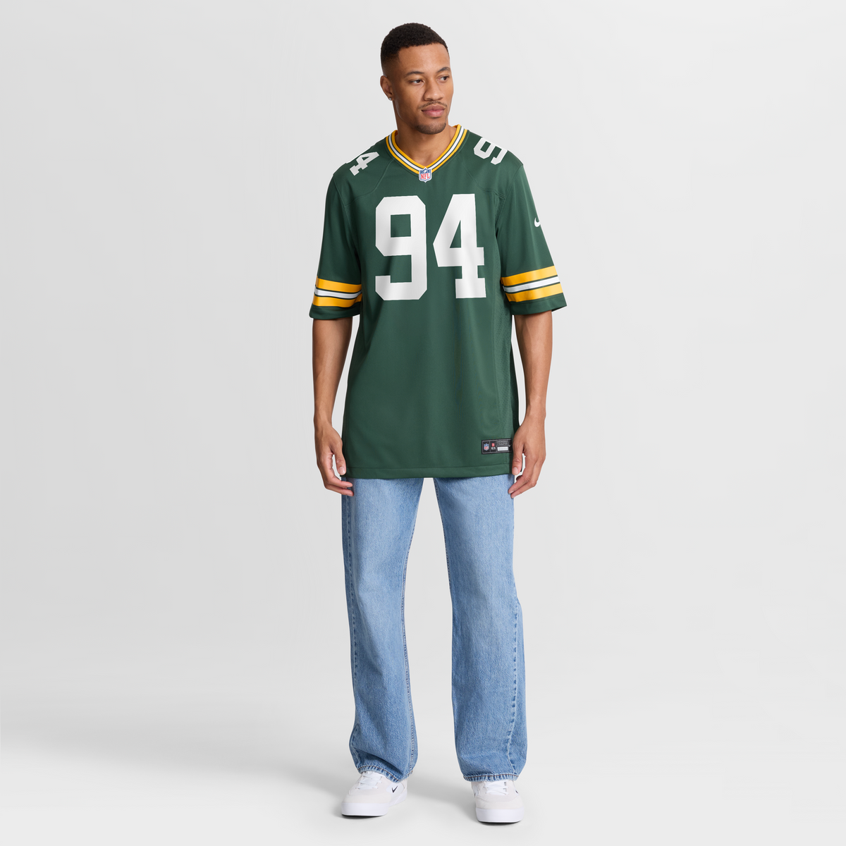 Men's Green Bay Packers Karl Brooks Green Jersey