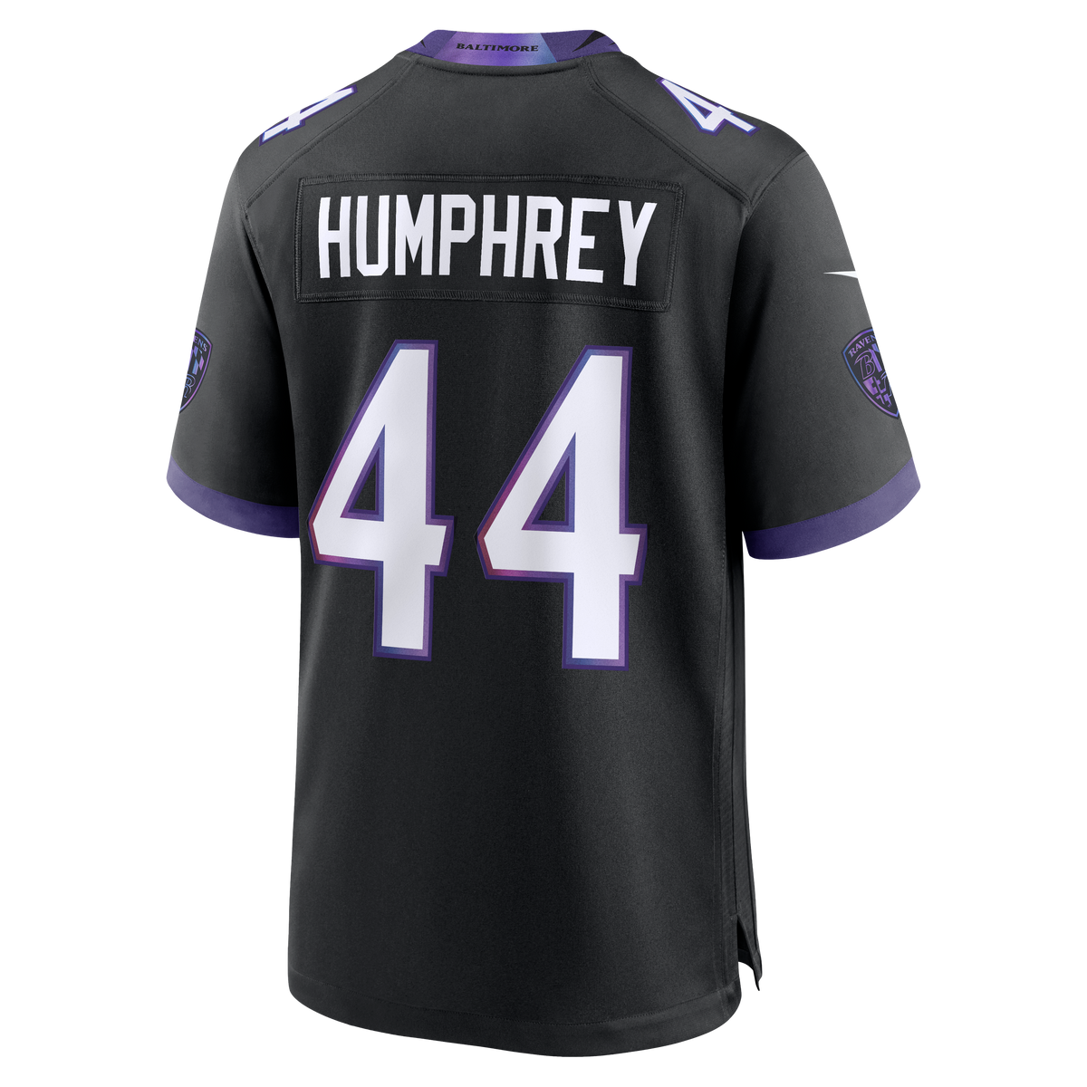 Men's Baltimore Ravens Marlon Humphrey Purple Team Jersey