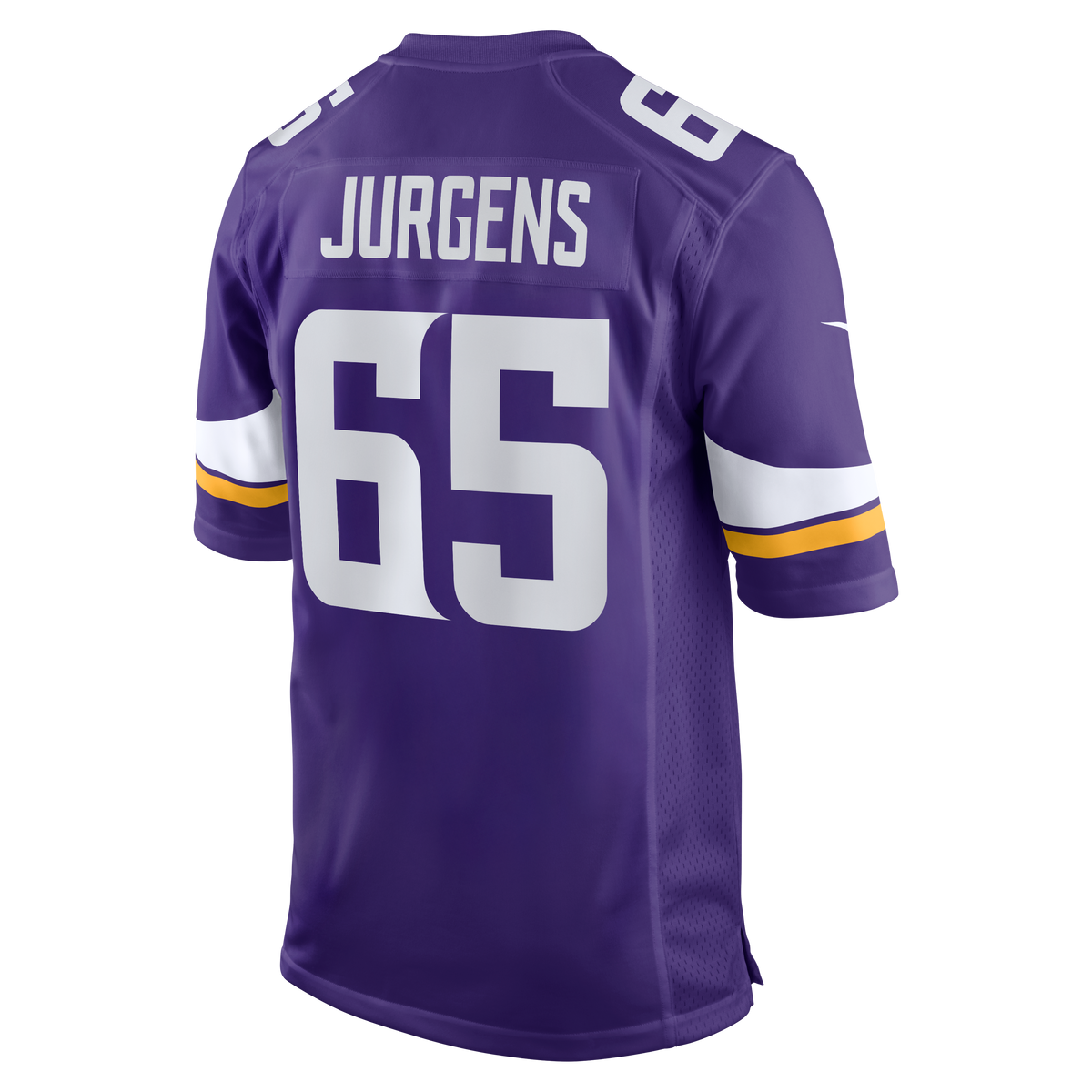 Men's Minnesota Vikings Michael Jurgens Purple Jersey