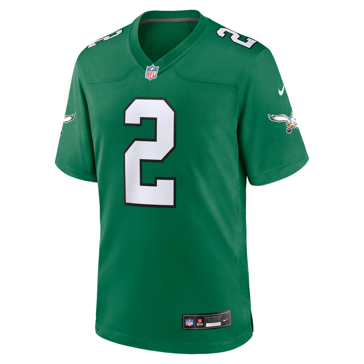 Men's Philadelphia Eagles Tariq Woolen Midnight Green Team Jersey