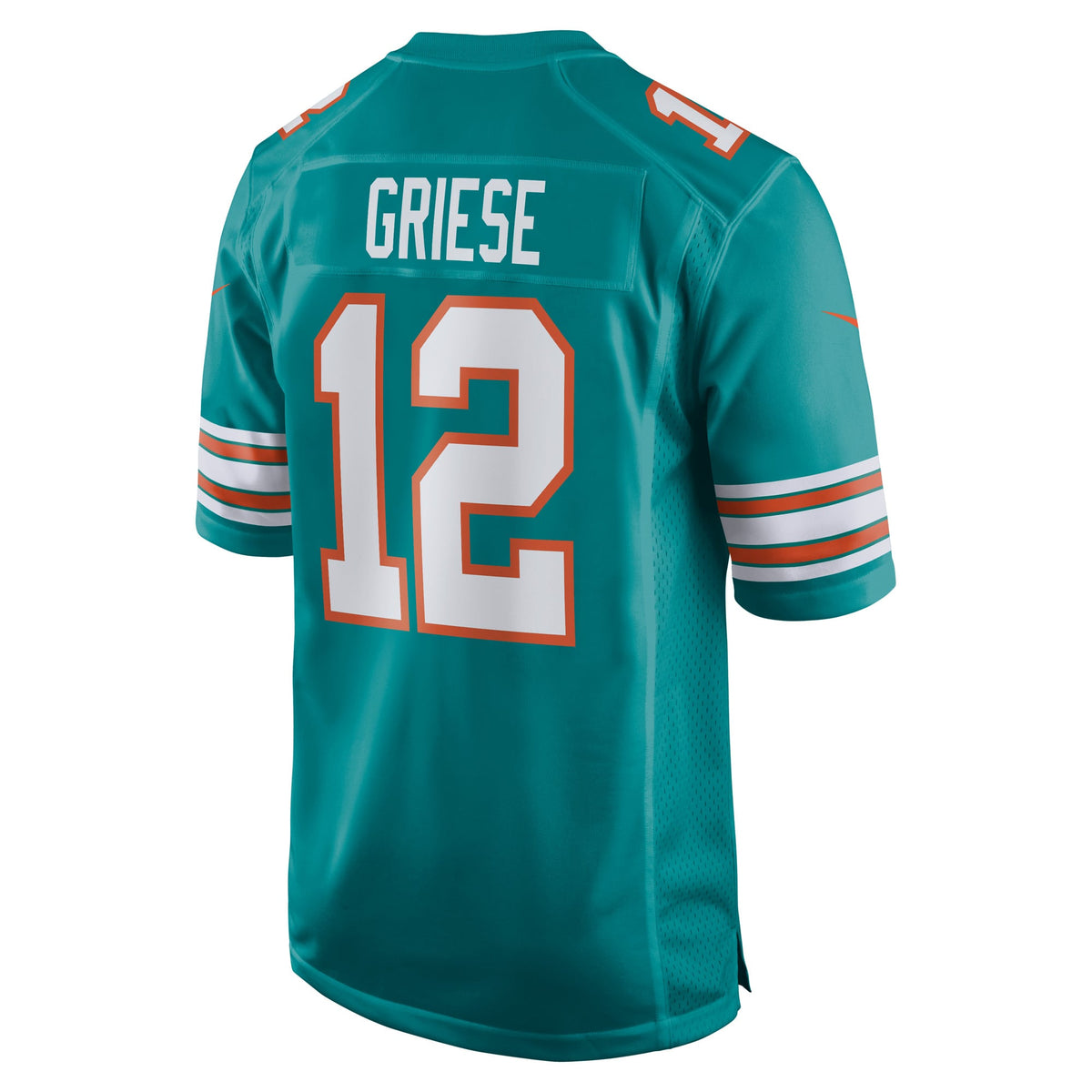 Men's Miami Dolphins Bob Griese Aqua Retired Player Jersey