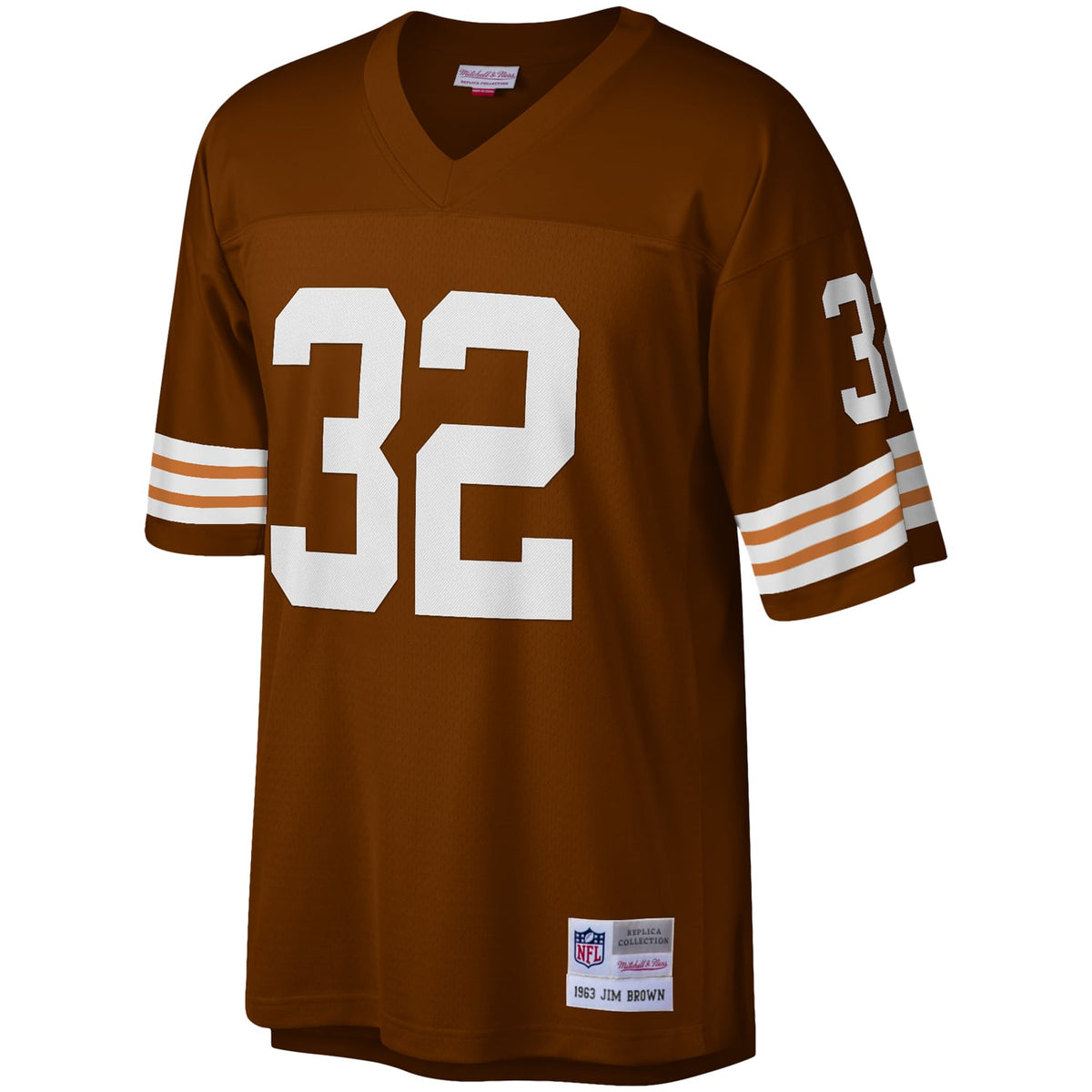 Men's Cleveland Browns Jim Brown Brown Legacy Replica Jersey