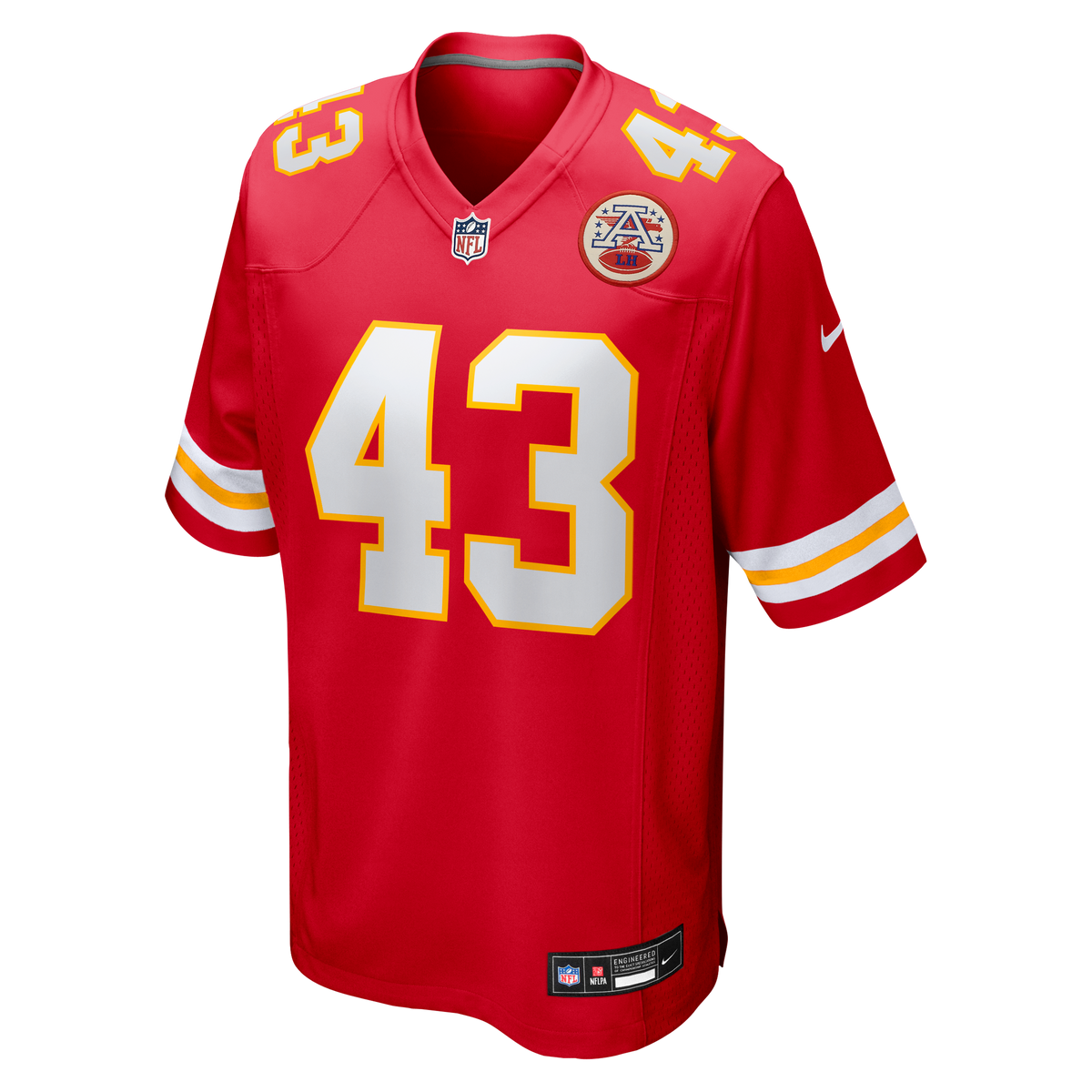 Men's Kansas City Chiefs Jack Cochrane Red Game Player Jersey