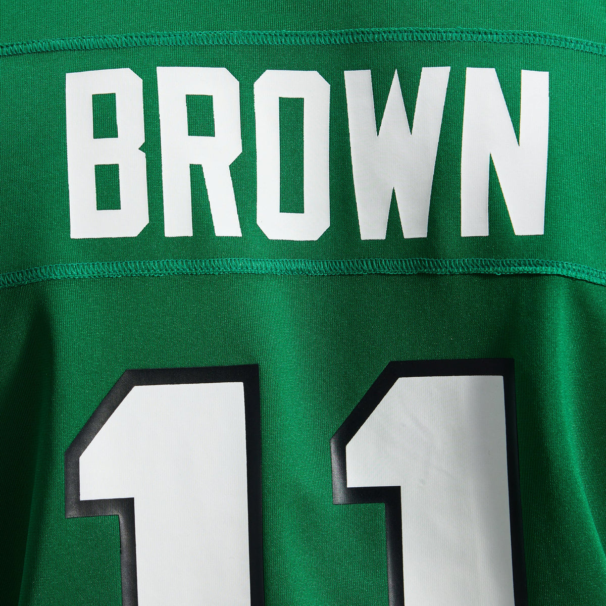 Men's Philadelphia Eagles A J Brown Midnight Green Team Jersey