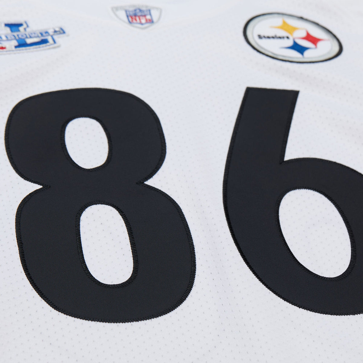 Men's Pittsburgh Steelers Hines Ward White 2005 Throwback Retired Player Jersey