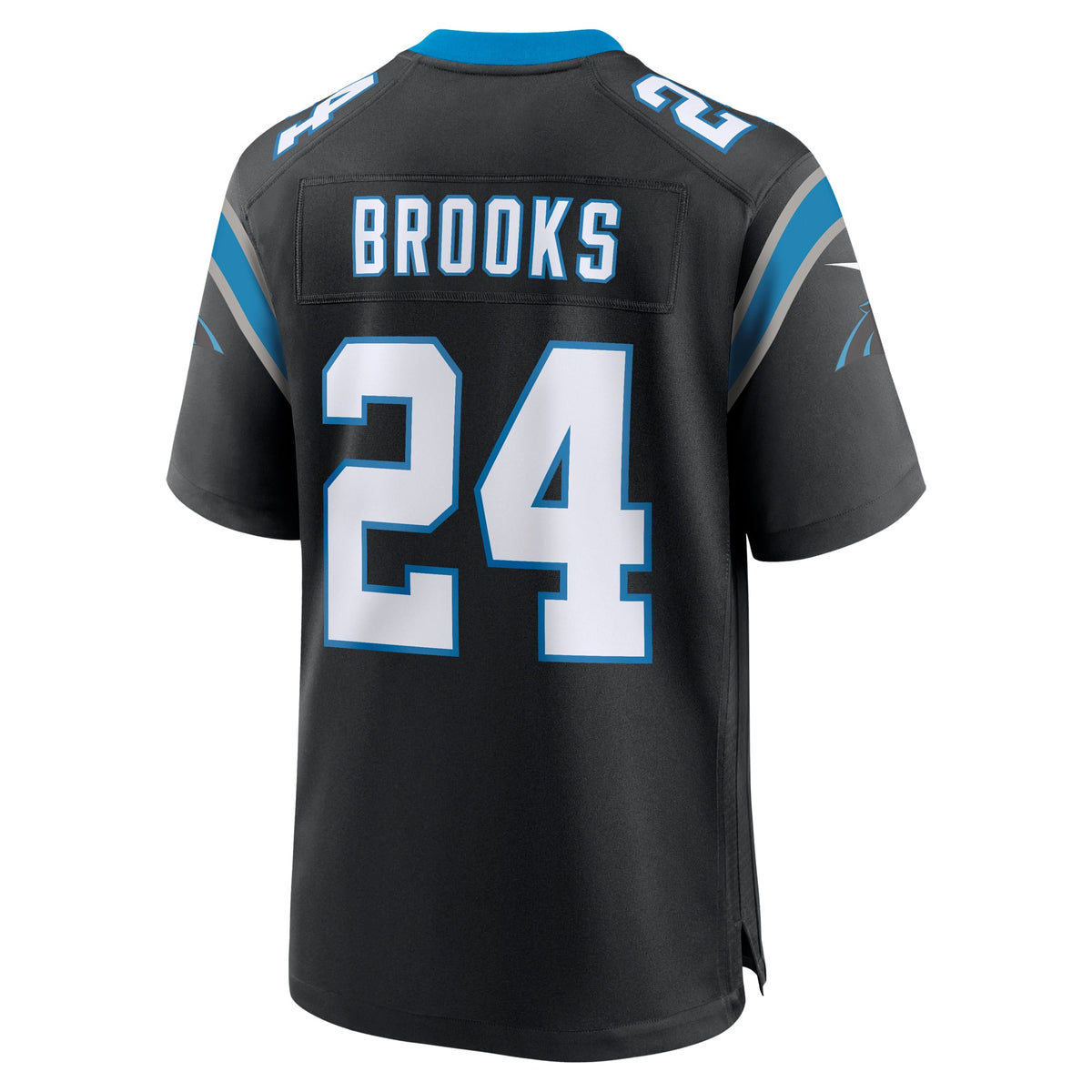 Men's Carolina Panthers Jonathon Brooks Black Jersey