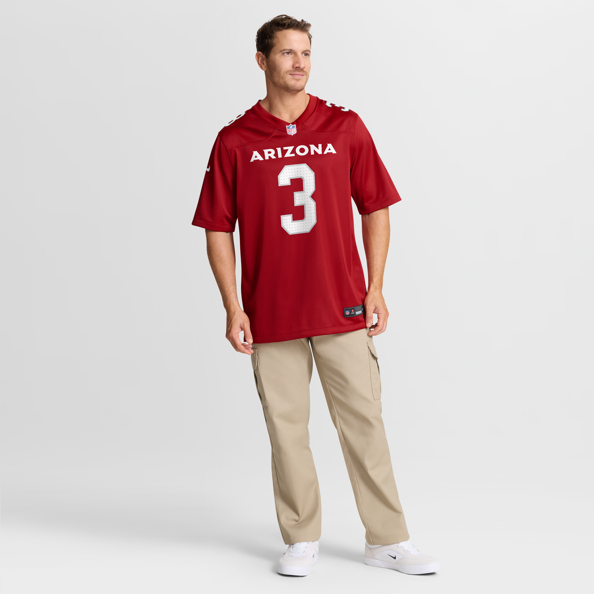 Men's Arizona Cardinals Budda Baker Cardinal Game Player Jersey