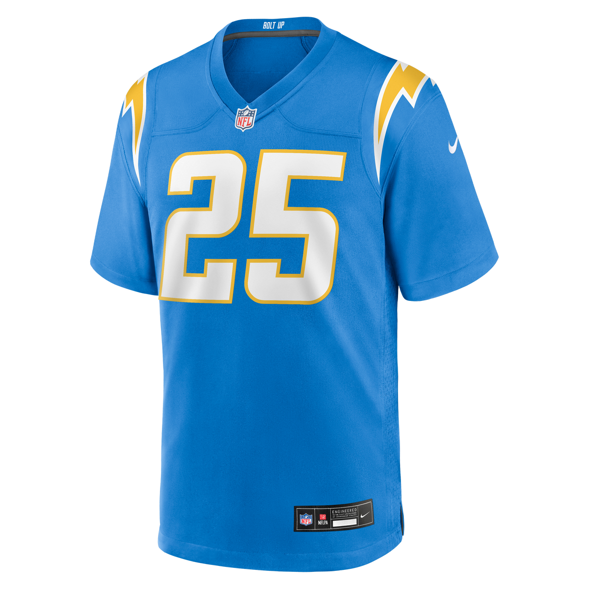 Men's Los Angeles Chargers Junior Colson Powder Blue Team Jersey