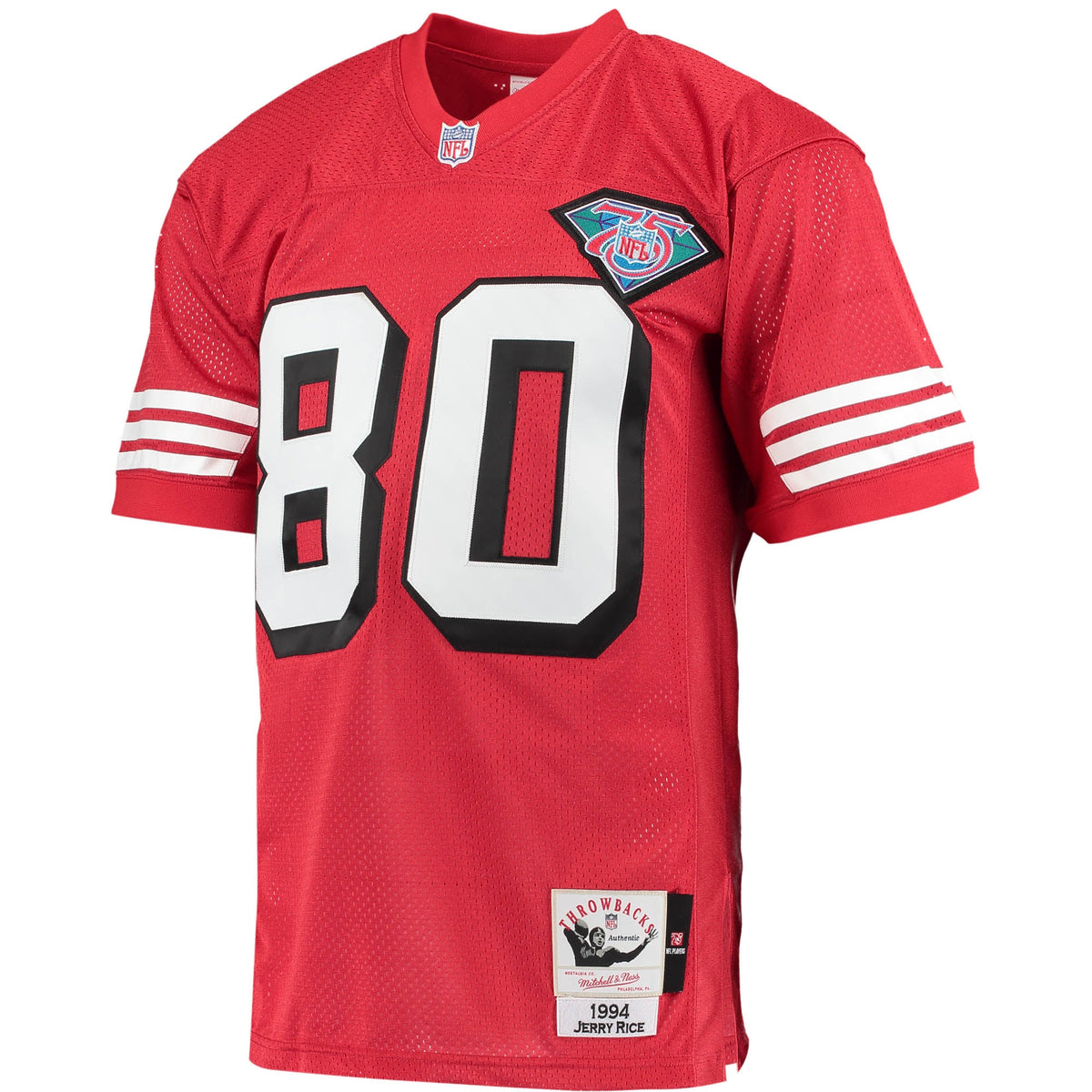 Men's San Francisco 49ers 1994 Jerry Rice Scarlet Throwback Retired Player Jersey