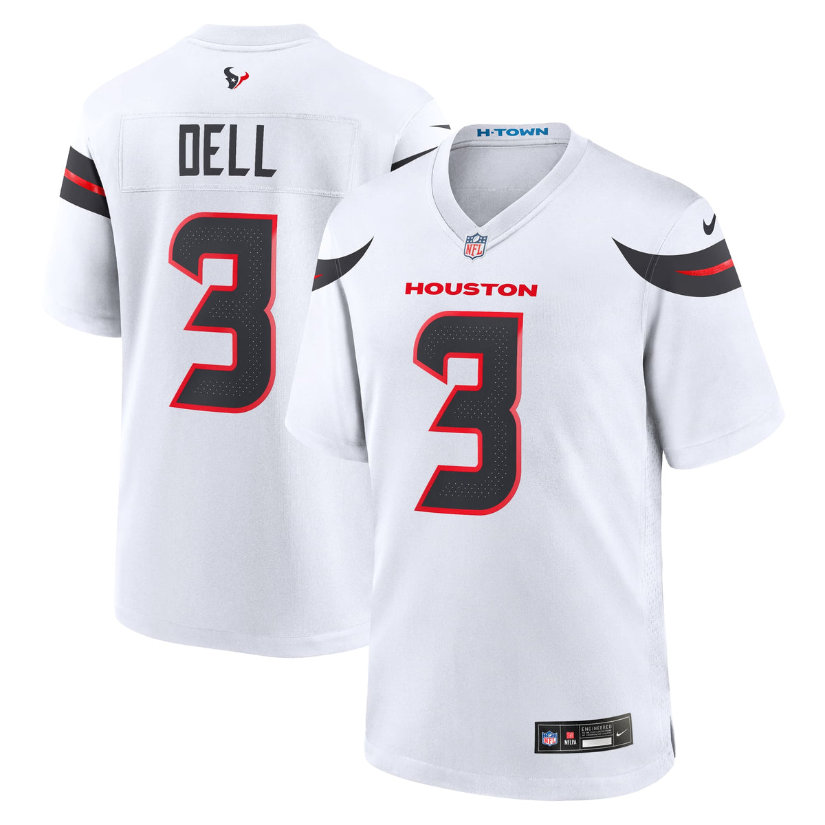 Men's Houston Texans Tank Dell Navy Jersey