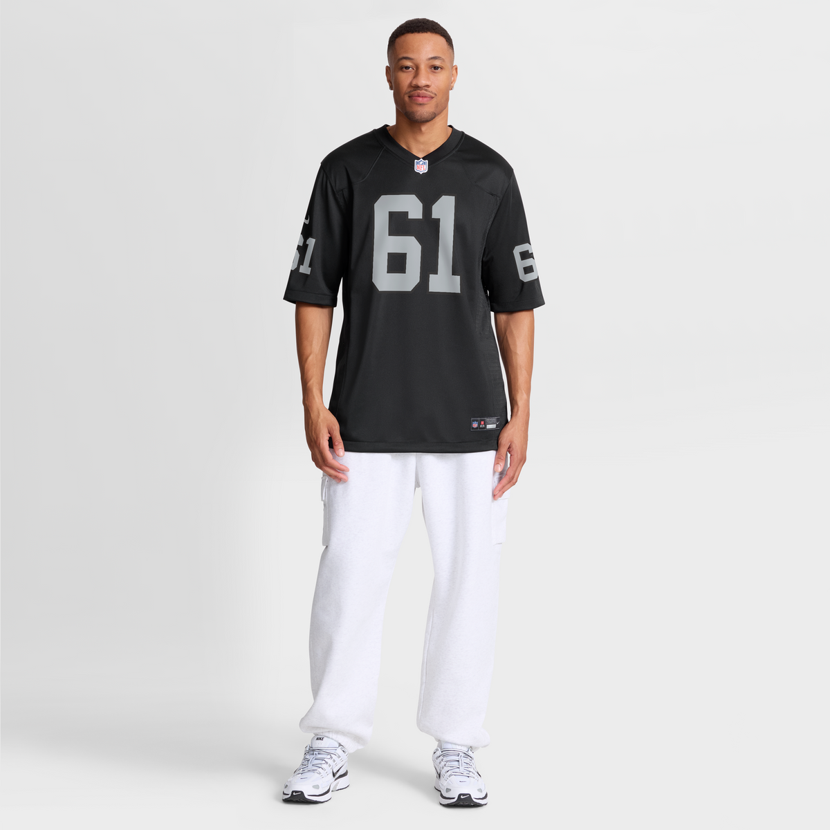 Men's Las Vegas Raiders Meredith Black Game Player Jersey