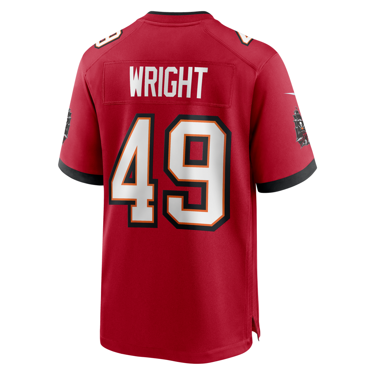 Men's Tampa Bay Buccaneers Owen Wright Red Team Jersey