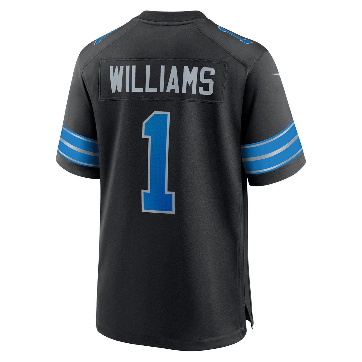 Men's Detroit Lions Jameson Williams Blue Game Player Jersey