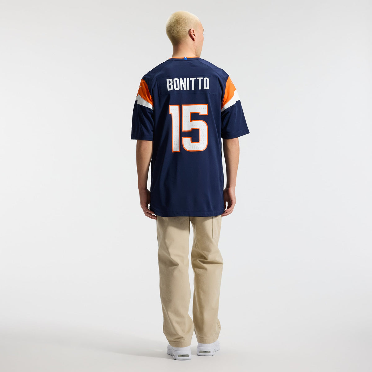 Men's Denver Broncos Nik Bonitto Navy Alternate Jersey
