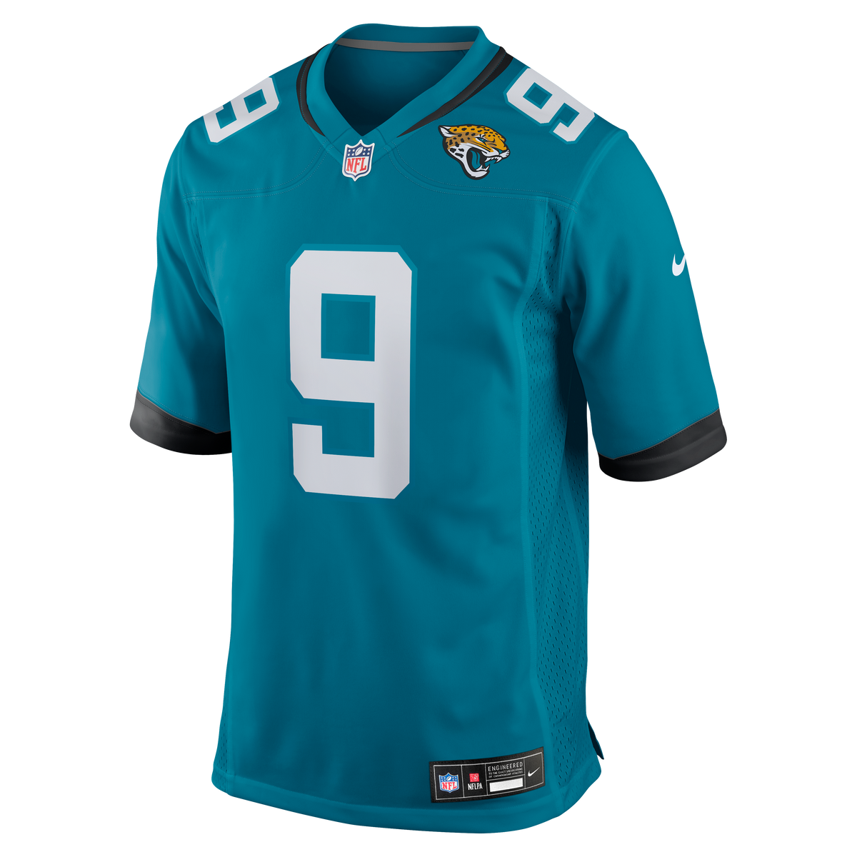 Men's Jacksonville Jaguars Logan Cooke Teal Jersey