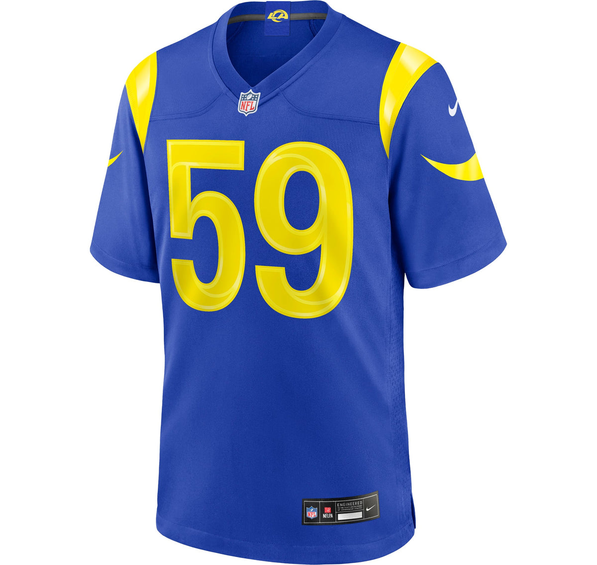 Men's Los Angeles Rams Darryl Peterson Royal Jersey