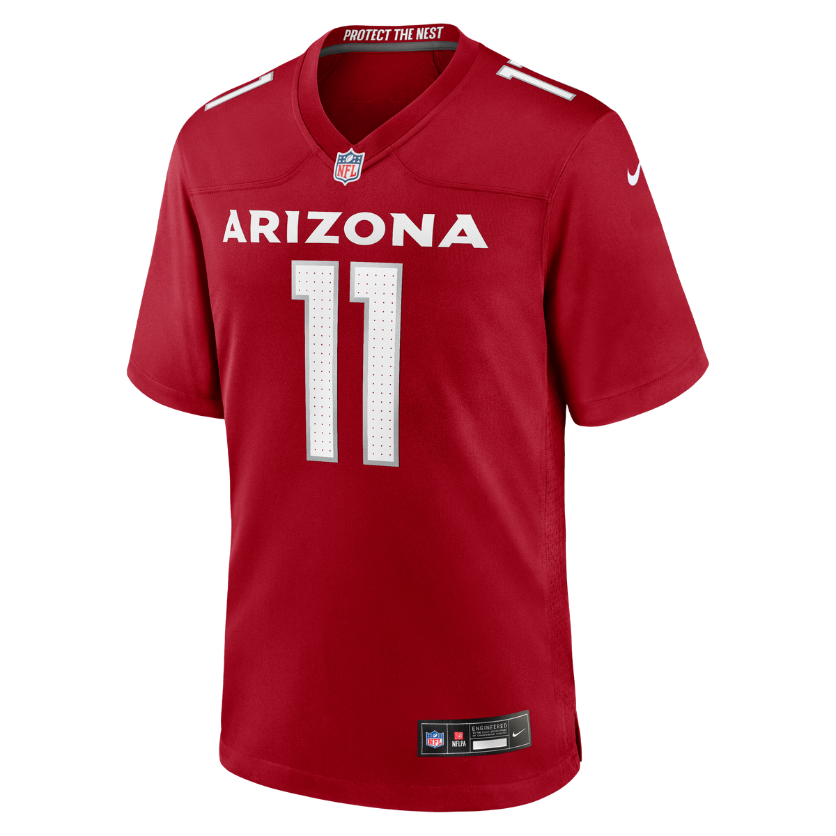 Men's Arizona Cardinals Larry Fitzgerald Cardinal Team Retired Jersey