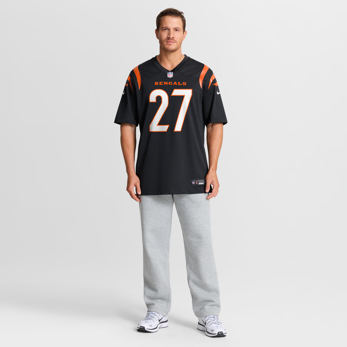 Men's Cincinnati Bengals Battle Black Team Jersey
