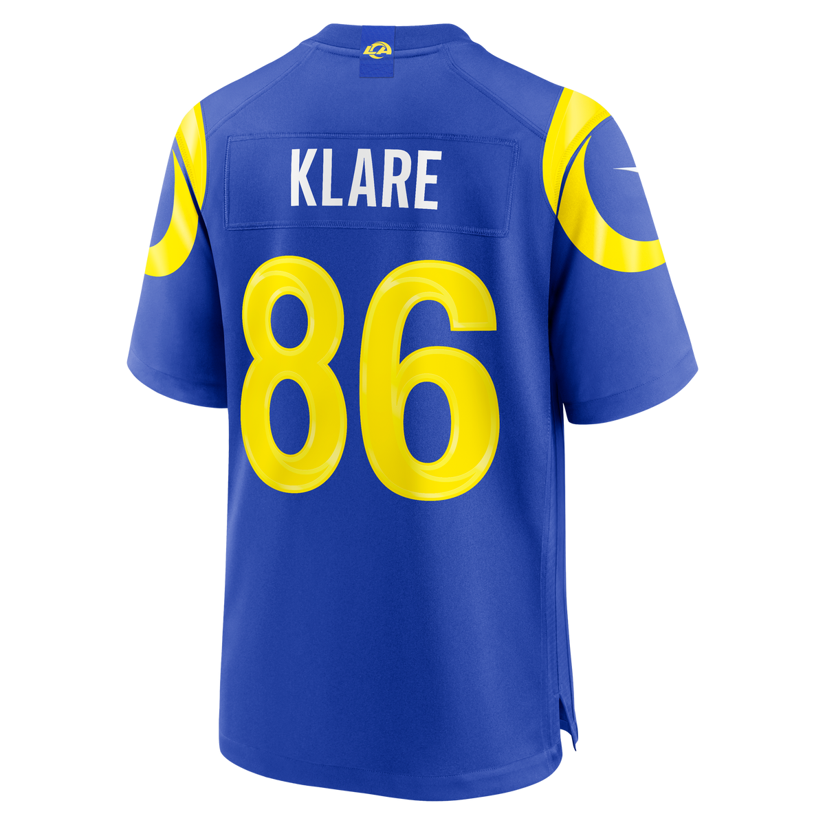Men's Los Angeles Rams Max Klare Royal Team Jersey
