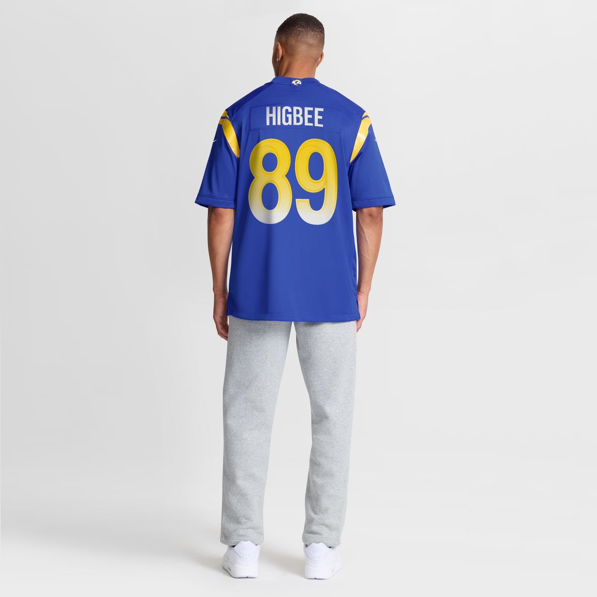 Men's Los Angeles Rams Tyler Higbee Royal Game Player Jersey