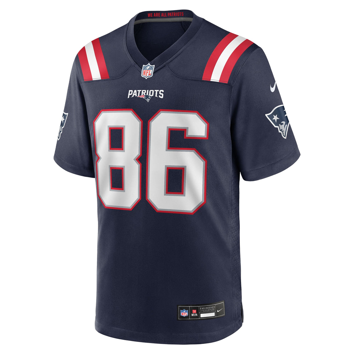 Men's New England Patriots Efton Chism III Navy Team Jersey