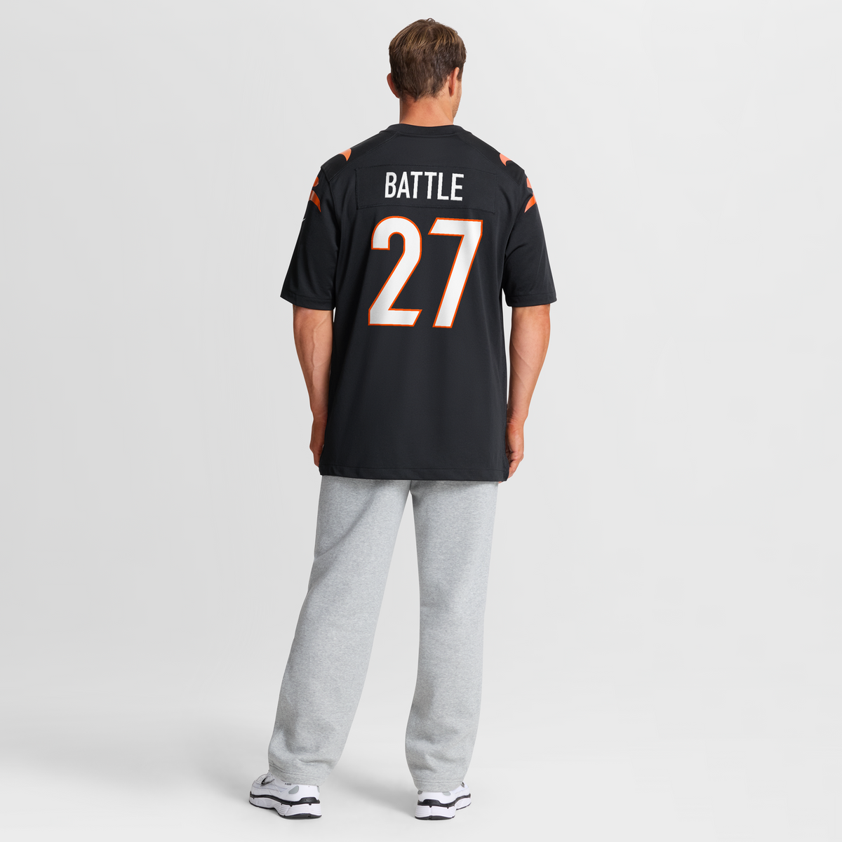 Men's Cincinnati Bengals Battle Black Team Jersey