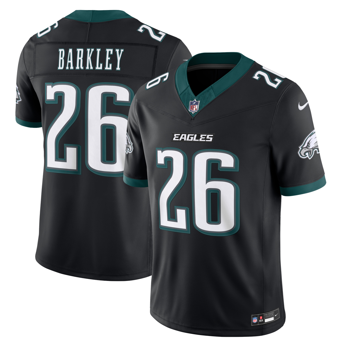 Men's Philadelphia Eagles Saquon Barkley White Stitched Jersey