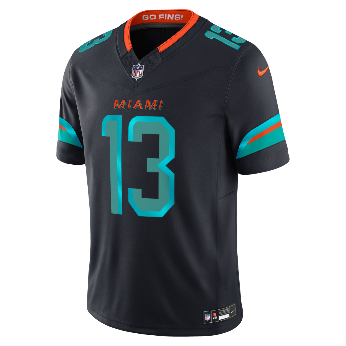 Men's Miami Dolphins Dan Marino Navy Rivalries Collection Stitched Jersey